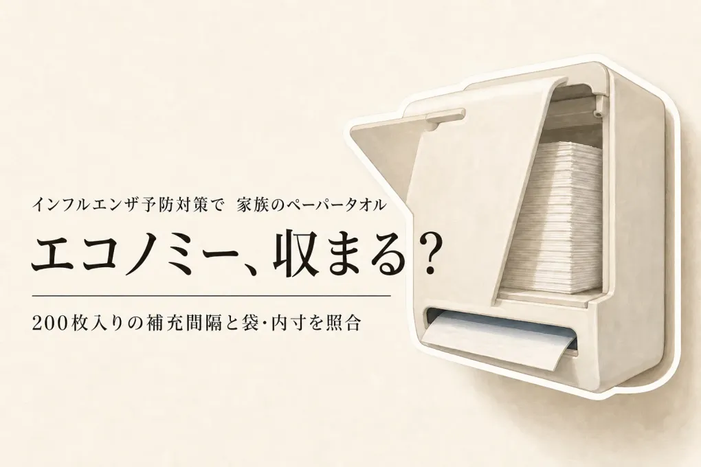 楽天でレビュー数の多いエコノミーサイズのペーパータオルを比較｜家族の使用量とホルダーへの収まりで選ぶ