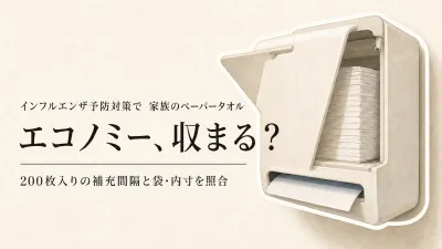 楽天でレビュー数の多いエコノミーサイズのペーパータオルを比較｜家族の使用量とホルダーへの収まりで選ぶ