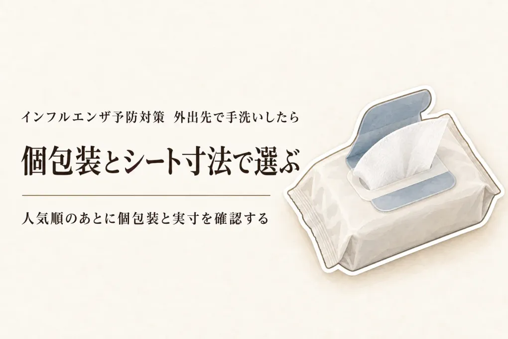 楽天でレビュー数が多い携帯用ペーパータオルを比較｜個包装・シート寸法・かさばりにくさで選ぶ