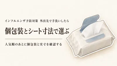 楽天でレビュー数が多い携帯用ペーパータオルを比較｜個包装・シート寸法・かさばりにくさで選ぶ